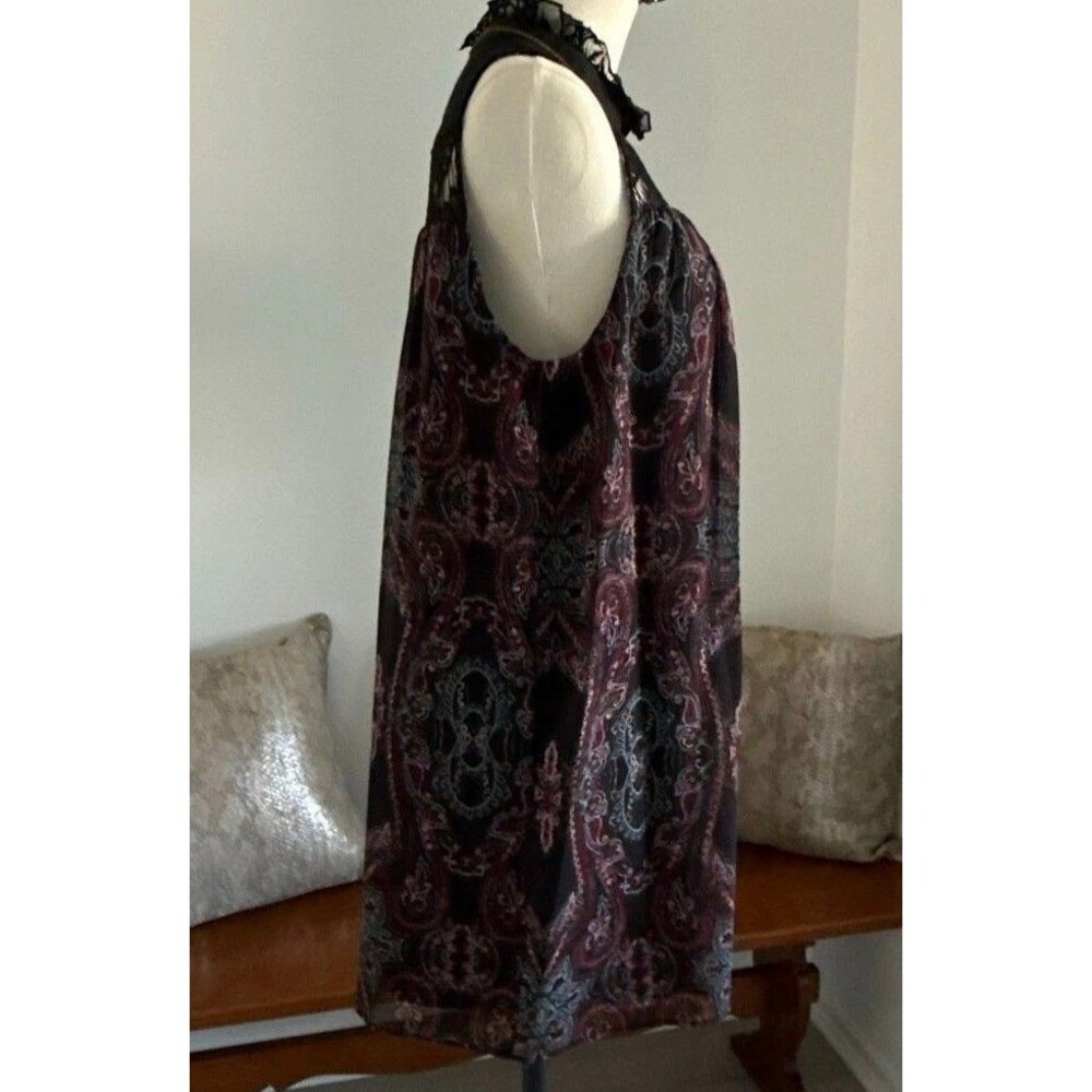 Womens Boho Short Formal Romper Paisley Lace Cocktail Size M by BCBG Generation - Picture 4 of 16